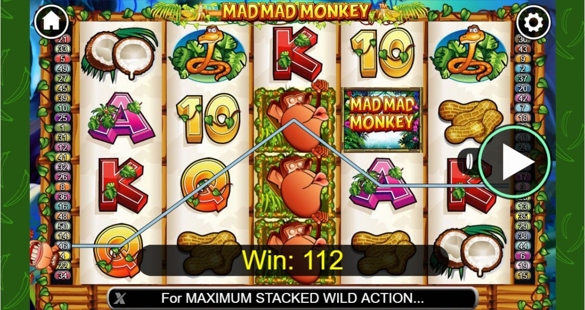 Игровой автомат Mad Mad Monkey на Goxbet